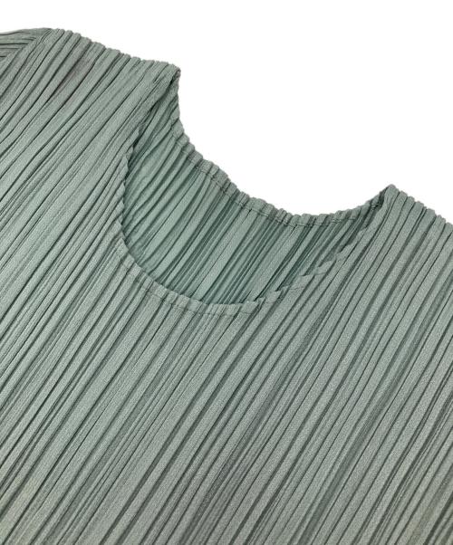PLEATS PLEASE（プリーツプリーズ）PLEATS PLEASE (プリーツプリーズ) プリーツカットソー ブルー サイズ:3の古着・服飾アイテム