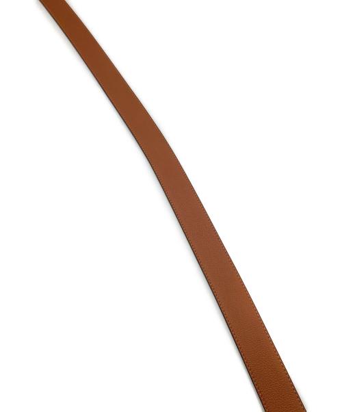 LOEWE（ロエベ）LOEWE (ロエベ) アナグラムロゴリバーシブルレザーベルト ブラック サイズ:115/46の古着・服飾アイテム