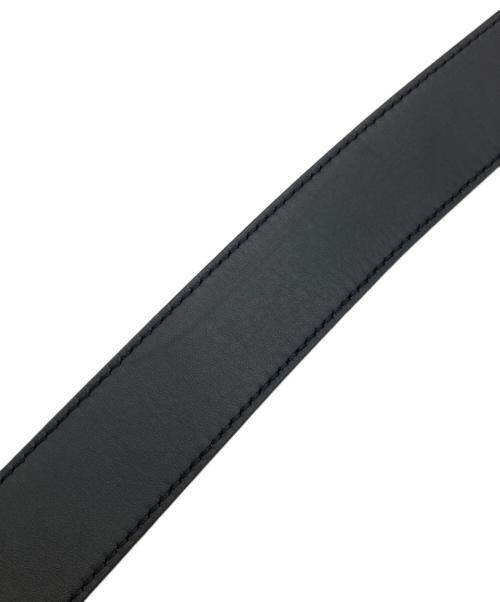 LOEWE（ロエベ）LOEWE (ロエベ) アナグラムロゴリバーシブルレザーベルト ブラック サイズ:115/46の古着・服飾アイテム