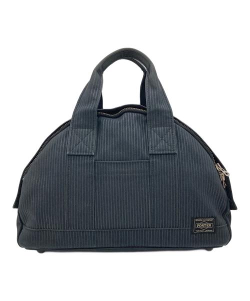 PORTER（ポーター）PORTER (ポーター) DRAWING BOSTON BAG ブラックの古着・服飾アイテム