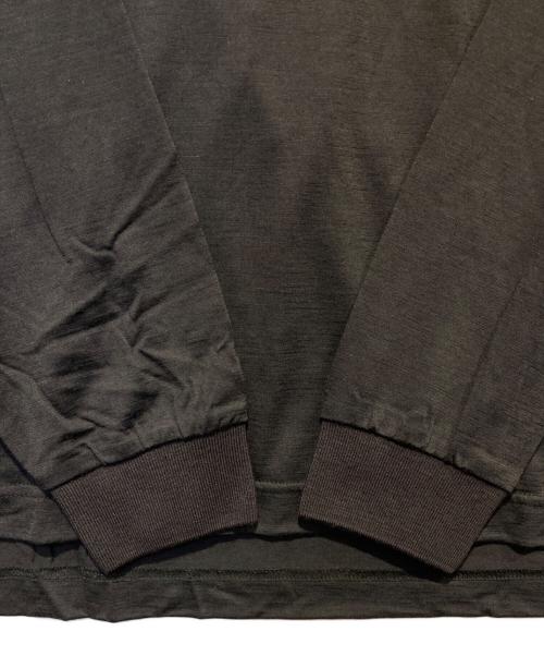 DESCENTE（デサント）DESCENTE (デサント) メリノウールL/Sポロシャツ チャコールグレー サイズ:Sの古着・服飾アイテム