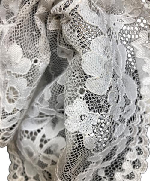 Tnewties（トゥエンティーズ）Tnewties (トゥエンティーズ) イギリス訛りの発音レーストリムトップス ブラック サイズ:Lの古着・服飾アイテム