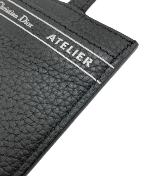 DIOR HOMME（ディオール オム）DIOR HOMME (ディオール オム) ATELIERカードケースホルダー ブラックの古着・服飾アイテム