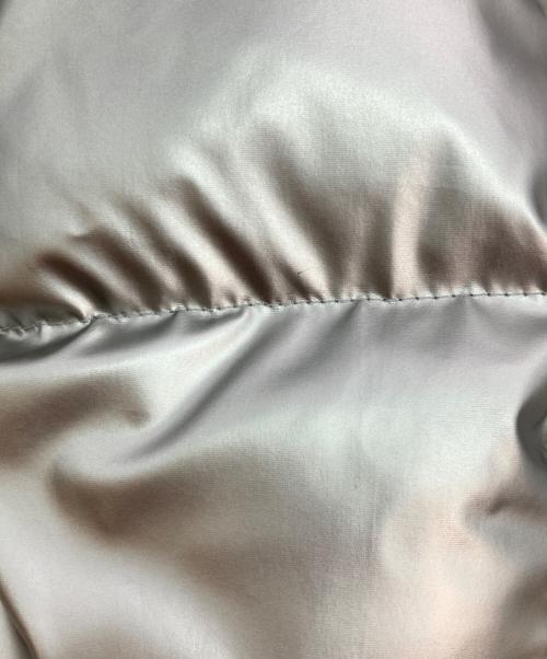 Matin Kim（マーティン・キム）Matin Kim (マーティン・キム) LOGO TAPING PUFFER DOWN JUMPER シルバー サイズ:Sの古着・服飾アイテム