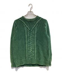 L.L.Bean（エルエルビーン）の古着「コットンフィッシャーマンセーター」｜グリーン