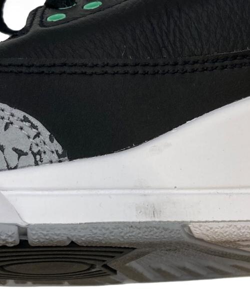 NIKE（ナイキ）NIKE (ナイキ) AIR JORDAN 3 RETRO ブラック サイズ:US9.5の古着・服飾アイテム