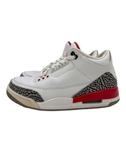 NIKE（ナイキ）NIKE (ナイキ) AIR JORDAN 3 RETRO ホワイト サイズ:US9.5の古着・服飾アイテム