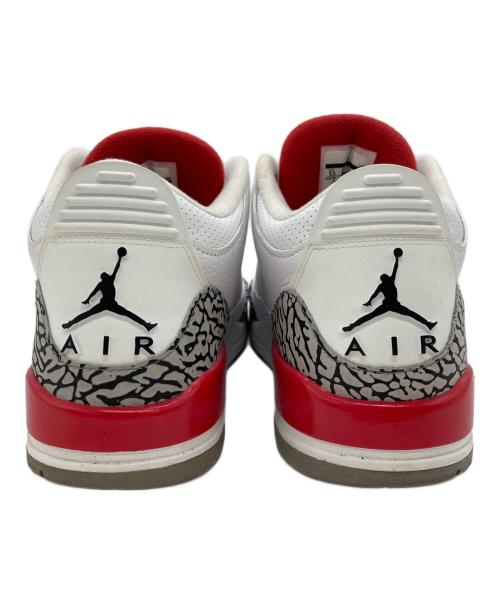 NIKE（ナイキ）NIKE (ナイキ) AIR JORDAN 3 RETRO ホワイト サイズ:US9.5の古着・服飾アイテム