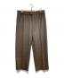 BOTTEGA VENETA（ボッテガベネタ）の古着「Prince Of Wales Wool Trousers」｜ブラウン