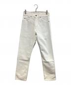 LEVI'Sリーバイス）の古着「［古着］505ホワイトデニムパンツ」｜ホワイト