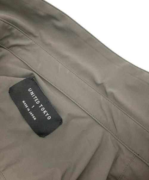 UNITED TOKYO（ユナイテッドトーキョー）UNITED TOKYO (ユナイテッドトーキョー) 撥水ナイロントリコットシャツ カーキ サイズ:1の古着・服飾アイテム