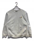 Carhartt WIPカーハート ワークインプログレス）の古着「AMERICAN SCRIPT SWEATSHIRT」｜ライトグレー