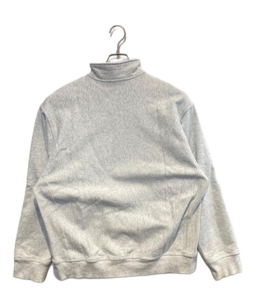 Carhartt WIP（カーハート ワークインプログレス）Carhartt WIP (カーハート ワークインプログレス) HALF ZIP AMERICAN SCRIPT SWEAT ライトグレー サイズ:Lの古着・服飾アイテム