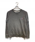 maison kitsuneメゾンキツネ）の古着「クルーネックスウェット」｜グレー