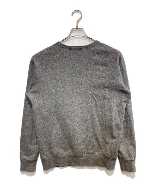 maison kitsune（メゾンキツネ）maison kitsune (メゾンキツネ) クルーネックスウェット グレー サイズ:Sの古着・服飾アイテム