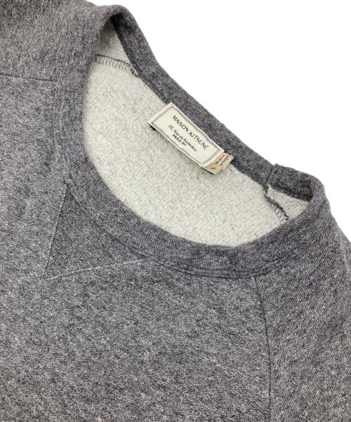 maison kitsune（メゾンキツネ）maison kitsune (メゾンキツネ) クルーネックスウェット グレー サイズ:Sの古着・服飾アイテム