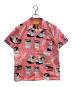 UNION（ユニオン）の古着「SNAPSHOT WOVEN S/S SHIRT」｜ピンク
