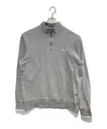 FRED PERRY（フレッドペリー）の古着「Half Zip Sweatshirt」｜グレー