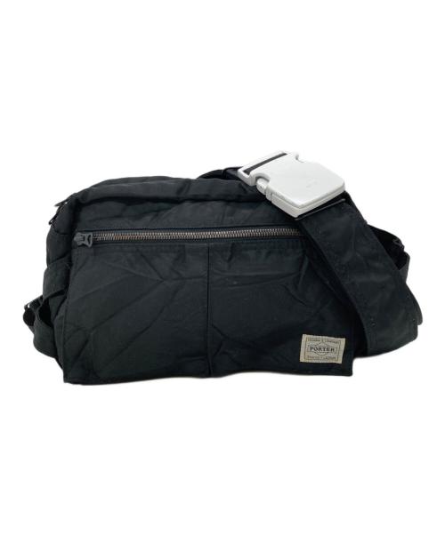 PORTER（ポーター）PORTER (ポーター) RIDE WAIST BAG ブラックの古着・服飾アイテム