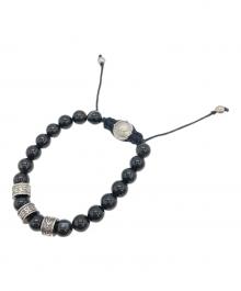 DIESEL（ディーゼル）の古着「AGATE BRACERET」｜ブラック