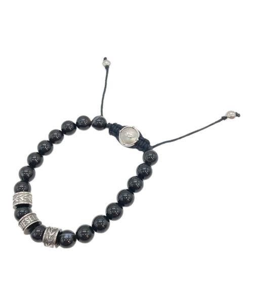 DIESEL（ディーゼル）DIESEL (ディーゼル) AGATE BRACERET ブラックの古着・服飾アイテム