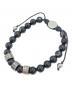 DIESEL (ディーゼル) AGATE BRACERET ブラック：6000円