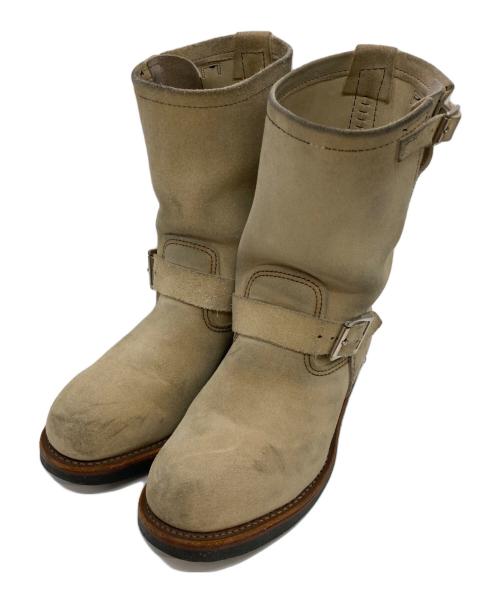 RED WING（レッドウィング）RED WING (レッドウィング) ENGINEER BOOT ベージュ サイズ:US7 1/2 Dの古着・服飾アイテム