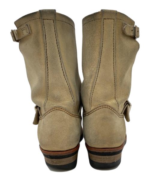 RED WING（レッドウィング）RED WING (レッドウィング) ENGINEER BOOT ベージュ サイズ:US7 1/2 Dの古着・服飾アイテム