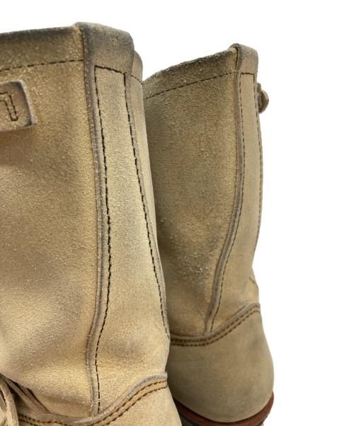 RED WING（レッドウィング）RED WING (レッドウィング) ENGINEER BOOT ベージュ サイズ:US7 1/2 Dの古着・服飾アイテム