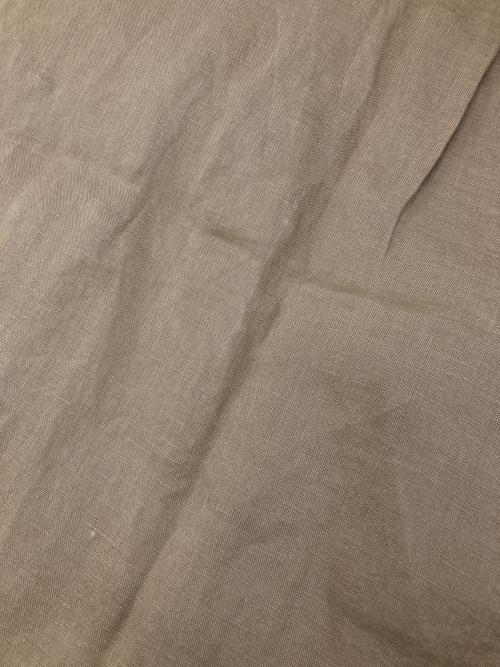 FRAMeWORK（フレームワーク）FRAMeWORK (フレームワーク) LINEN WORKシャツ ブラウン サイズ:Freeの古着・服飾アイテム