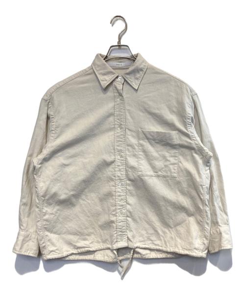 FRAMeWORK（フレームワーク）FRAMeWORK (フレームワーク) ソフトビエラドロストレギュラーシャツ ホワイト サイズ:Freeの古着・服飾アイテム