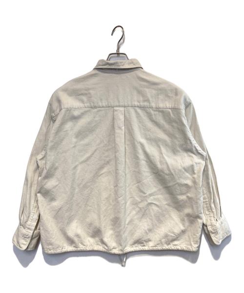 FRAMeWORK（フレームワーク）FRAMeWORK (フレームワーク) ソフトビエラドロストレギュラーシャツ ホワイト サイズ:Freeの古着・服飾アイテム