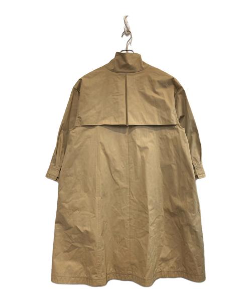 CAVEZA ROSSO（カベサ ロッソ）CAVEZA ROSSO (カベサ ロッソ) バイカラースタンドカラーコート ベージュ サイズ:Freeの古着・服飾アイテム