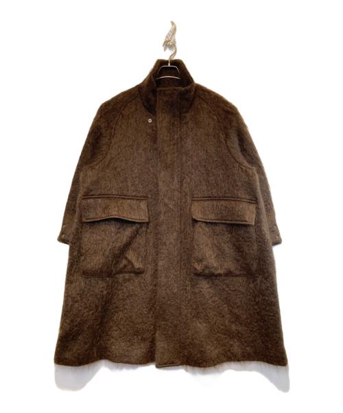 maturely（マチュアリー）maturely (マチュアリー) Shaggy Stand Coat ブラウン サイズ:Freeの古着・服飾アイテム