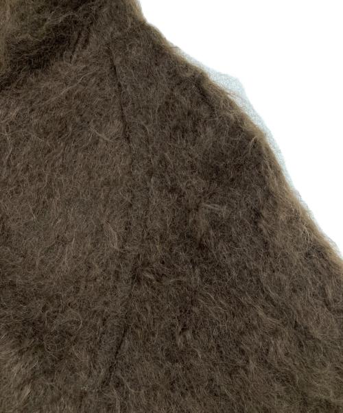 maturely（マチュアリー）maturely (マチュアリー) Shaggy Stand Coat ブラウン サイズ:Freeの古着・服飾アイテム