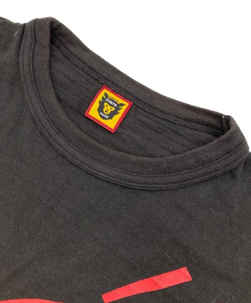 HUMAN MADE（ヒューマンメイド）HUMAN MADE (ヒューマンメイド) プリントカットソー ブラック サイズ:Lの古着・服飾アイテム