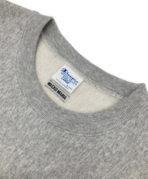 WACKO MARIA（ワコマリア）WACKO MARIA (ワコマリア) Champion REVERSE WEAVE (チャンピオン リバース ウィーブ) CREW NECK SWEAT SHIRT グレー サイズ:Lの古着・服飾アイテム