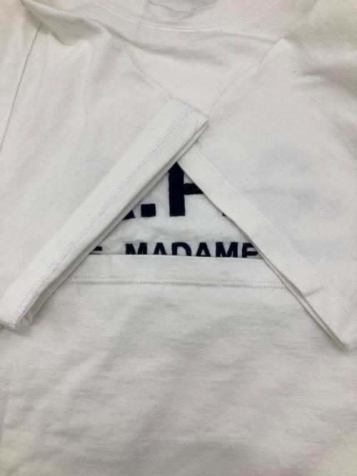 A.P.C.（アーペーセー）A.P.C. (アーペーセー) クルーネックカットソー ホワイト サイズ:XSの古着・服飾アイテム