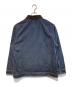 GAP (ギャップ) デニム ストライプ チョアジャケット インディゴ×ホワイト サイズ:L 未使用品：5000円