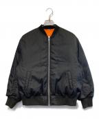 Mila Owenミラオーウェン）の古着「マフラー付ダウンMA-1」｜ブラック