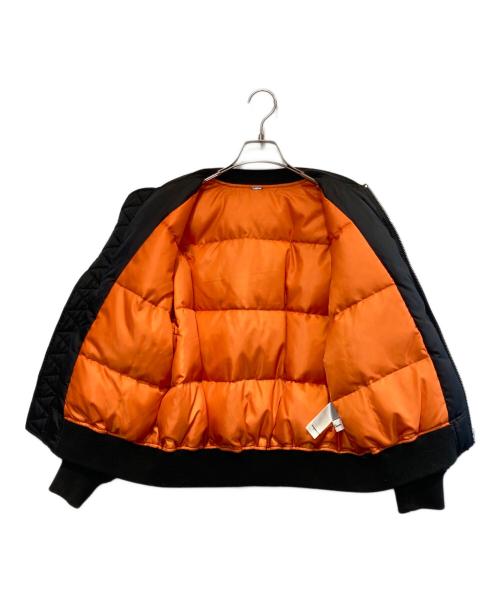 Mila Owen（ミラオーウェン）Mila Owen (ミラオーウェン) マフラー付ダウンMA-1 ブラックの古着・服飾アイテム