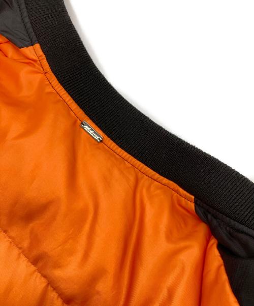 Mila Owen（ミラオーウェン）Mila Owen (ミラオーウェン) マフラー付ダウンMA-1 ブラックの古着・服飾アイテム