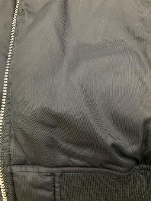 Mila Owen（ミラオーウェン）Mila Owen (ミラオーウェン) マフラー付ダウンMA-1 ブラックの古着・服飾アイテム