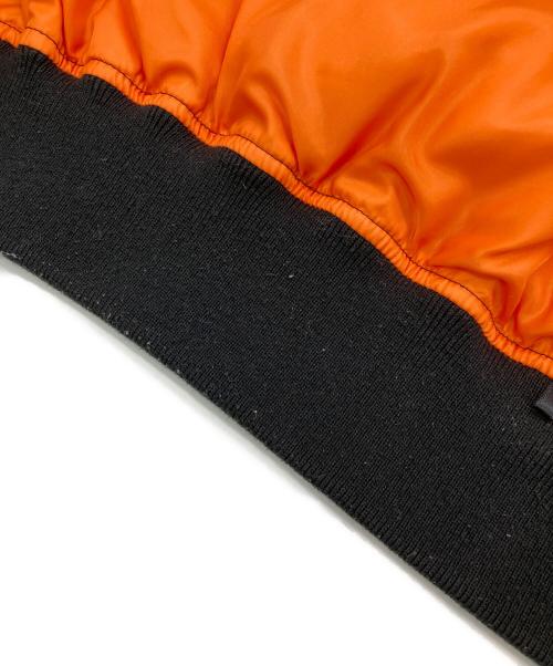 Mila Owen（ミラオーウェン）Mila Owen (ミラオーウェン) マフラー付ダウンMA-1 ブラックの古着・服飾アイテム