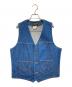 Wrangler（ラングラー）の古着「［古着］デニムベスト」｜インディゴ