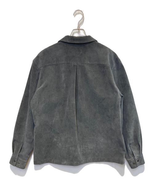 KUON（クオン）KUON (クオン) 墨染 スエードレザーブルゾン グレー サイズ:Mの古着・服飾アイテム
