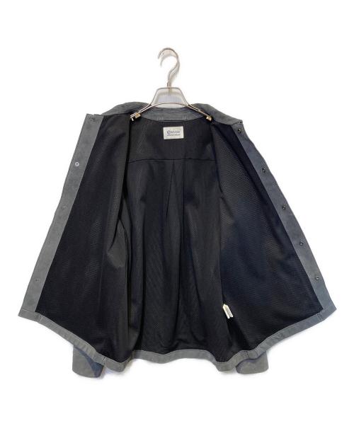 KUON（クオン）KUON (クオン) 墨染 スエードレザーブルゾン グレー サイズ:Mの古着・服飾アイテム