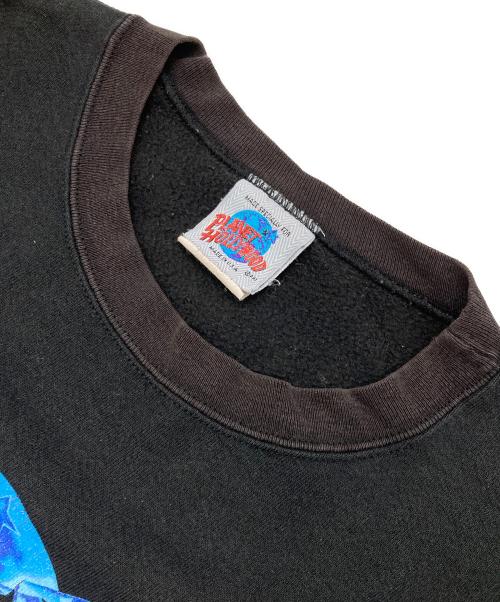 PLANET HOLLYWOOD（プラネットハリウッド）PLANET HOLLYWOOD (プラネットハリウッド) ［古着］クルーネックスウェット ブラック サイズ:XLの古着・服飾アイテム