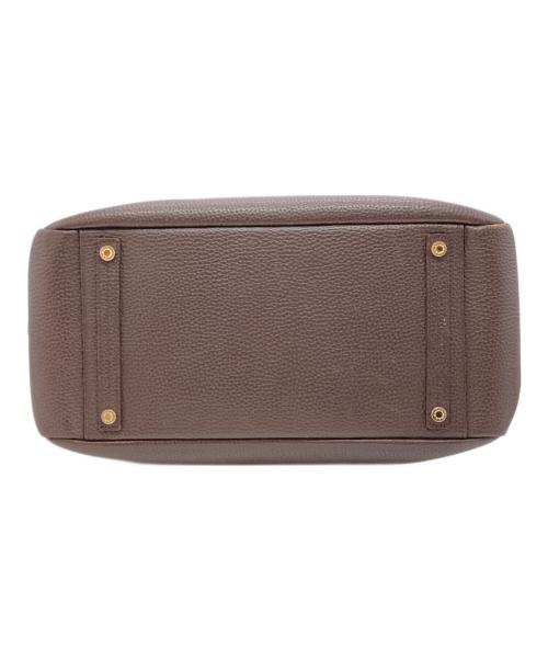 A.D.M.J.（エーディーエムジェイ）A.D.M.J. (エーディーエムジェイ) レザートートバッグ ブラウンの古着・服飾アイテム