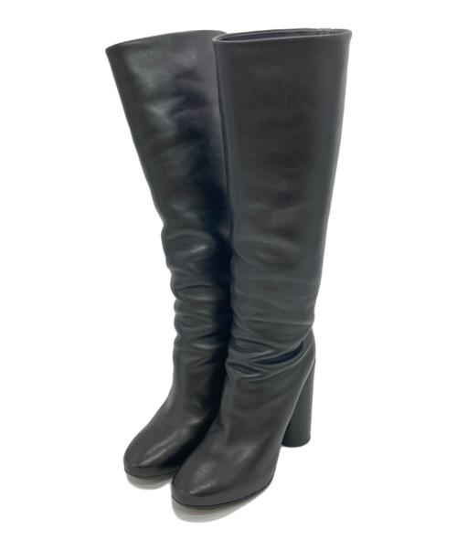 BALENCIAGA（バレンシアガ）BALENCIAGA (バレンシアガ) バックスタッズレザーロングブーツ ブラック サイズ:36の古着・服飾アイテム